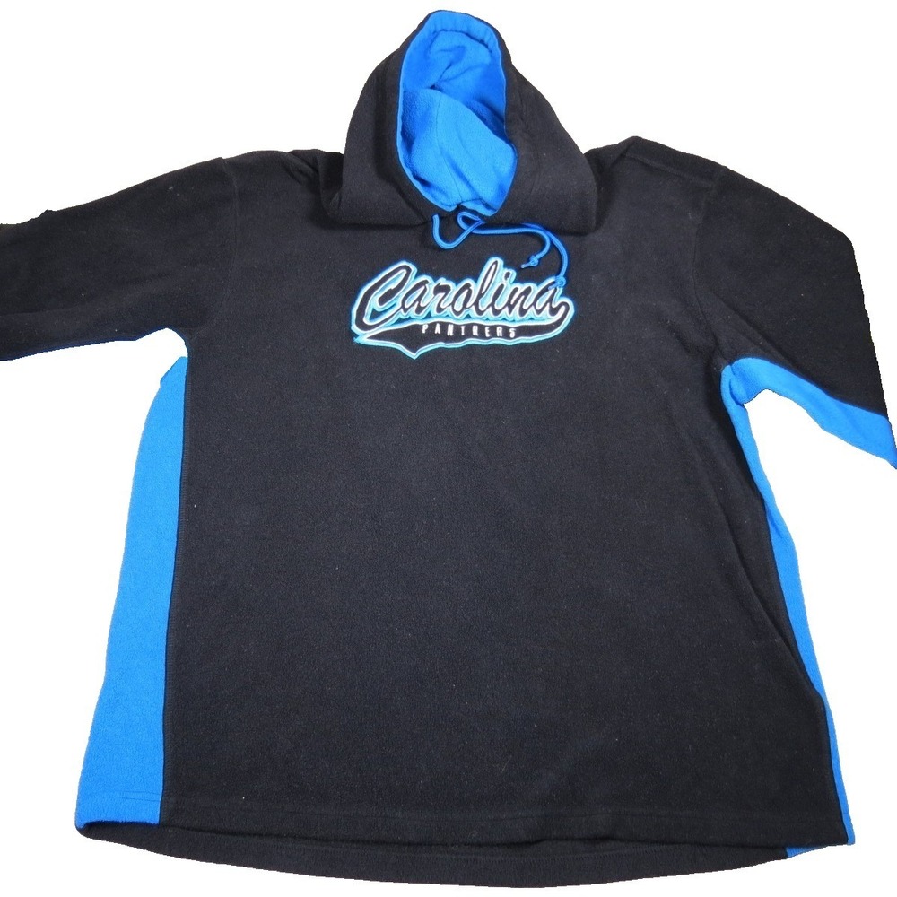 VTG Carolina Panthers NFL Hoodie Football Team Autumn Casual Outdoors Size XL